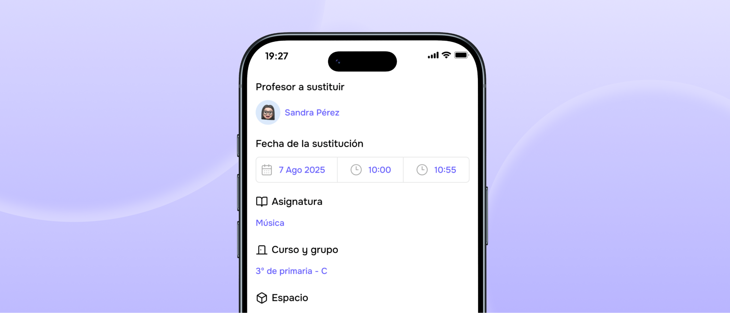 Cuaderno del profesorado inteligente - App Nuela